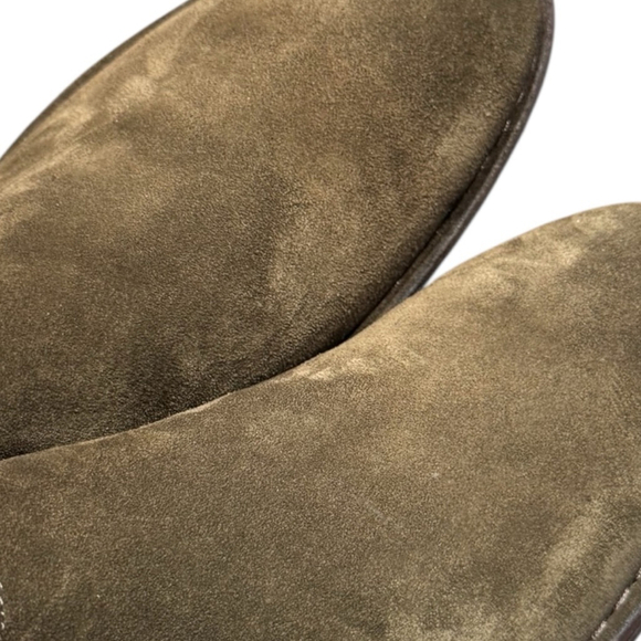 NWT Trask Suede Ankle Boots Olive/ Brown Shade Size 7.5 - Picture 8 of 13